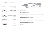 Gafas radiológicas Modelo 220 Madrid compatibles con graduación óptica para uso profesional