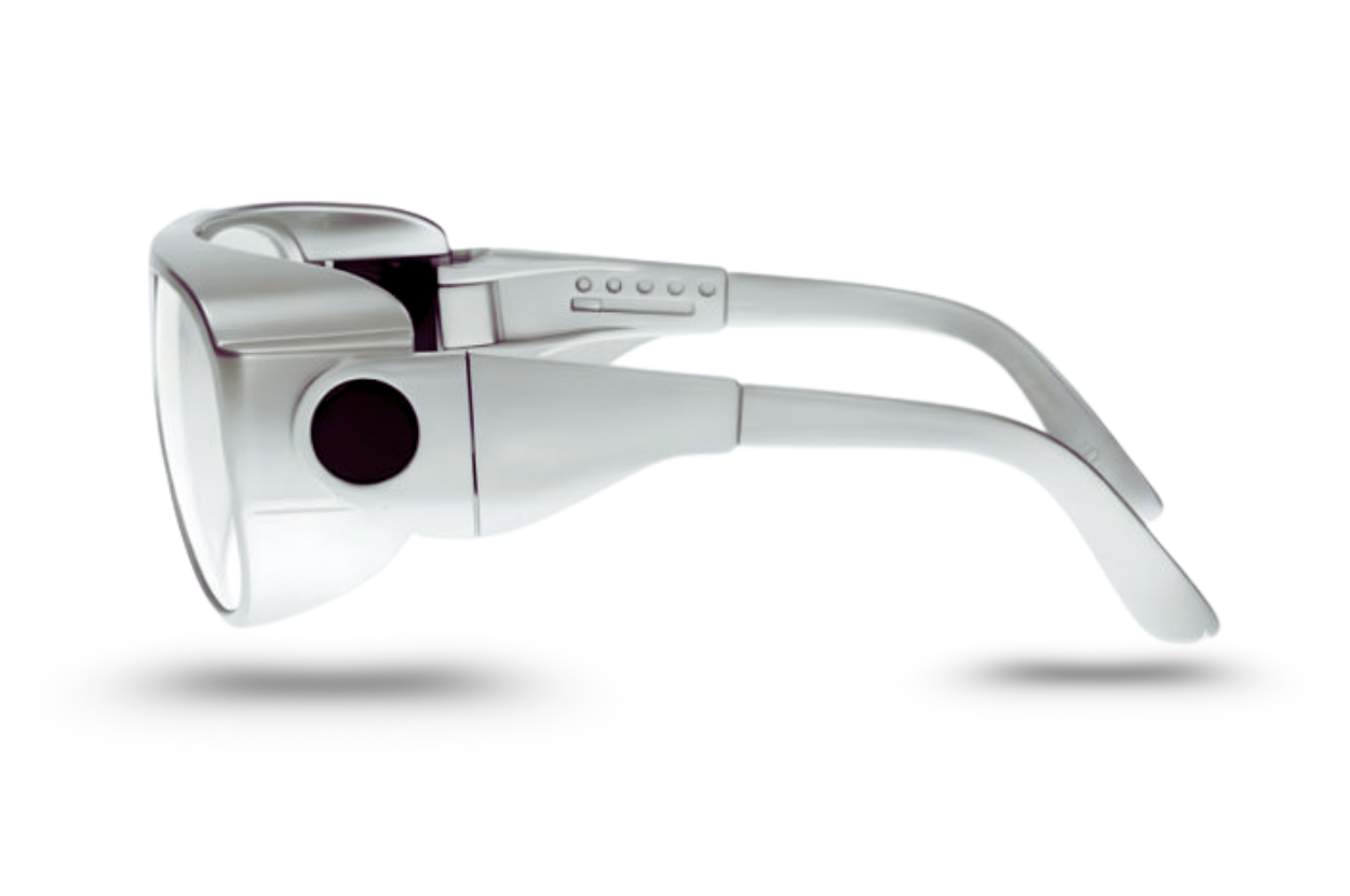 Gafas radiológicas Modelo 66 con cumplimiento ANSI Z136.1, EN166, EN207, EN208 y estándares FDA