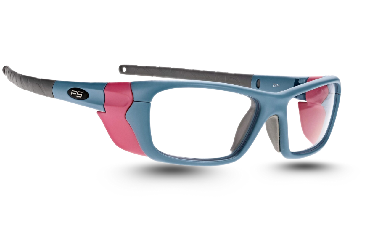 Gafas de radiación Q200 Madrid con lentes Schott SF-6 y protección frontal de 0,75 mm Pb