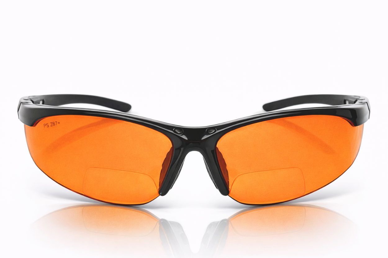 Gafas de seguridad bifocales Phillips Safety con filtro naranja que cumplen estándares internacionales