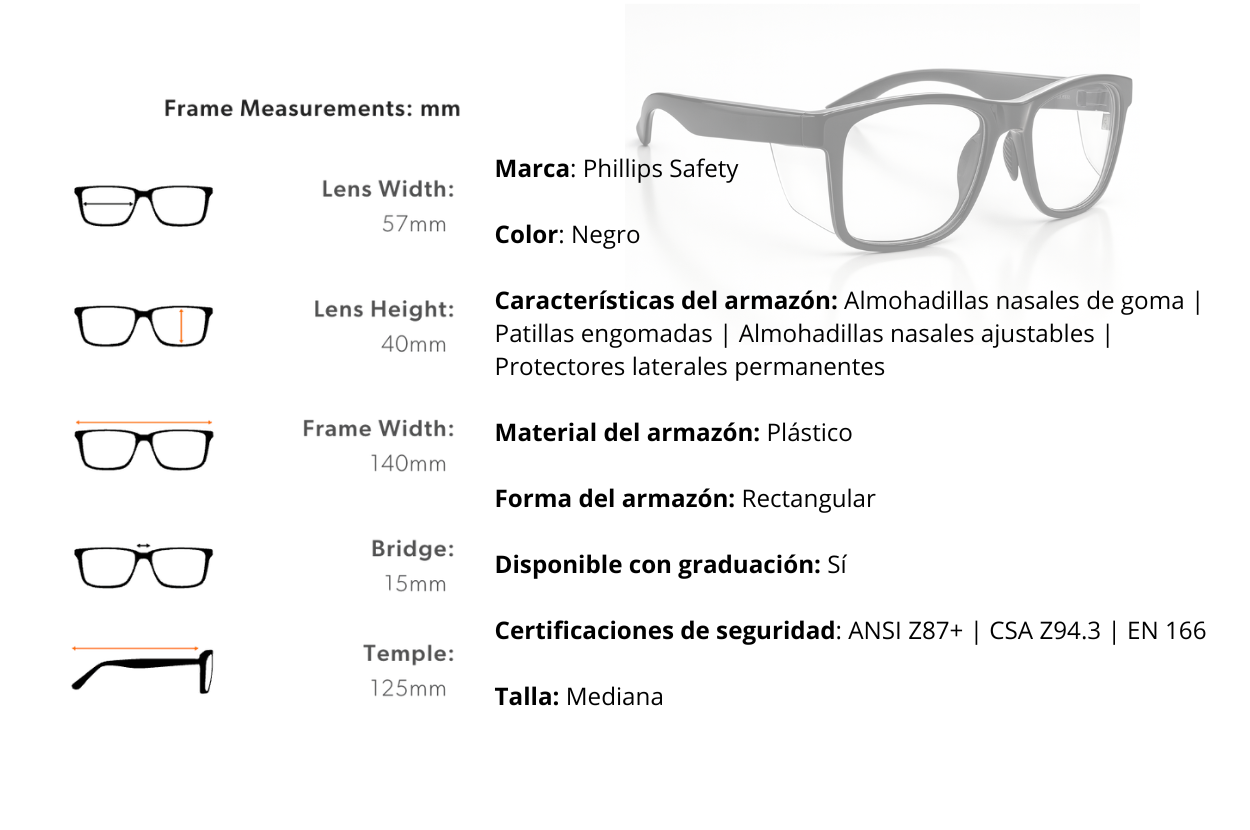 Gafas RX-15011 con lentes antirreflejo y alta precisión para trabajos de detalle