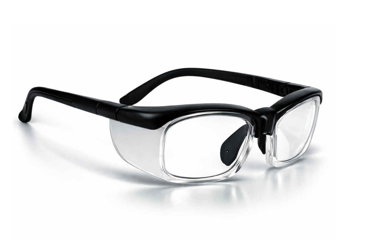 Gafas de seguridad RX-17007A con lentes de policarbonato y graduación personalizada para uso profesional