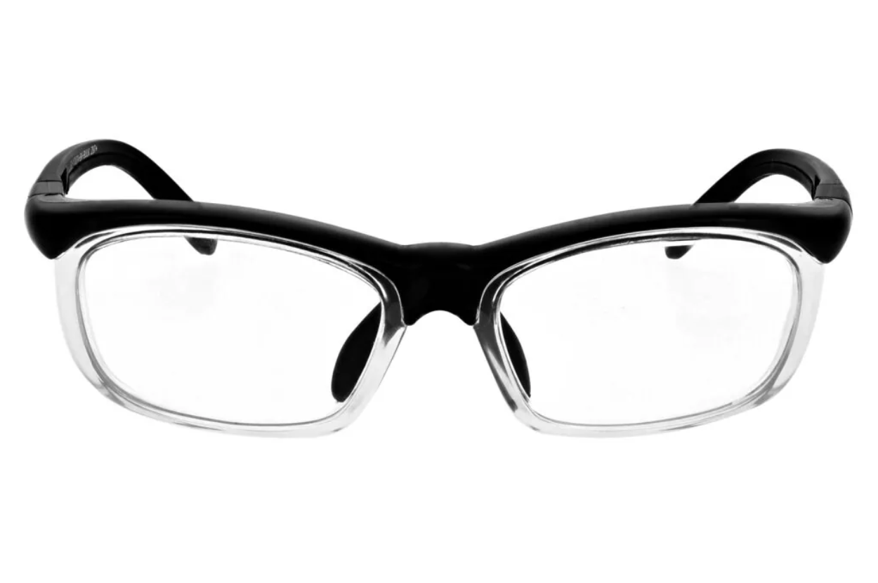 Gafas RX-17007A con protectores laterales y ajuste cómodo para uso en clínica y laboratorio