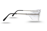 Gafas de seguridad en Madrid con lentes graduadas y diseño metálico resistente
