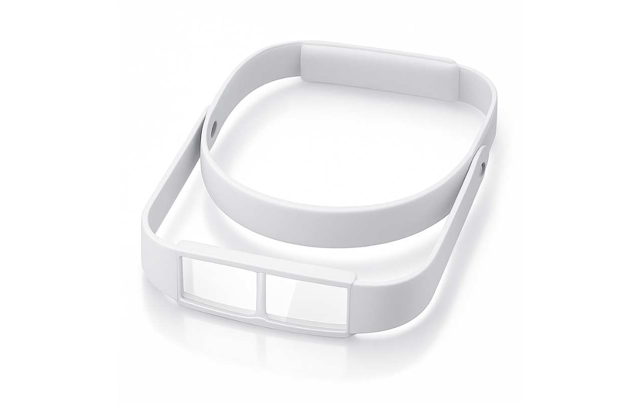Lupa Dental OlO 3.5× ligera con armazón de ABS y diseño ergonómico para profesionales