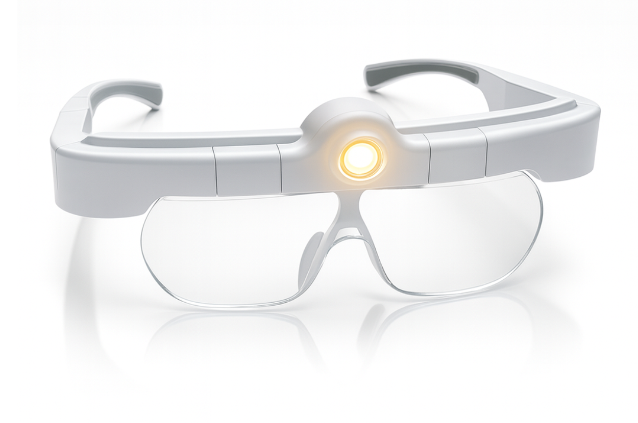 Lupa Ergonomic 4.0 LED con lentes de acrílico resistentes y aumentos 1.5X a 5X para trabajos de precisión