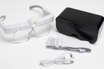 Lupa Ergonomic 4.0 LED con aumentos de 1.5X, 2.5X, 3.5X y 5X y lentes de acrílico duradero