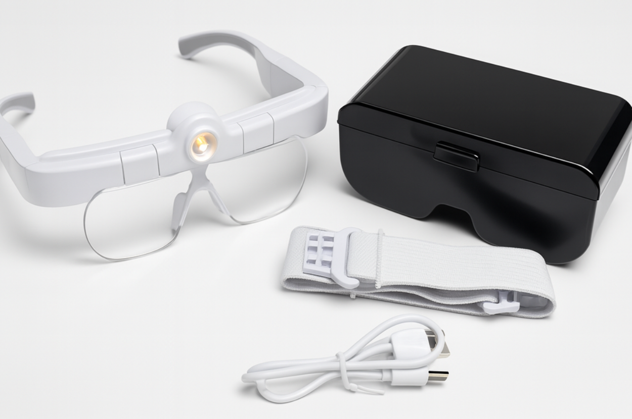 Lupa Ergonomic 4.0 LED con aumentos de 1.5X, 2.5X, 3.5X y 5X y lentes de acrílico duradero