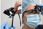 Lupas dentales Clip-On con distancia de trabajo aproximada de 42 cm