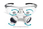 Lupas dentales Sport Flip-Up con campo visual amplio para procedimientos dentales