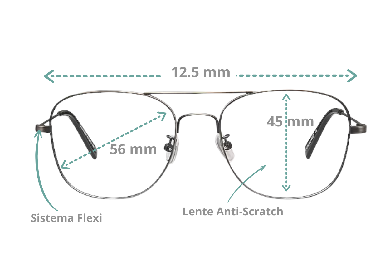Lupas Dental Metal Flip-up