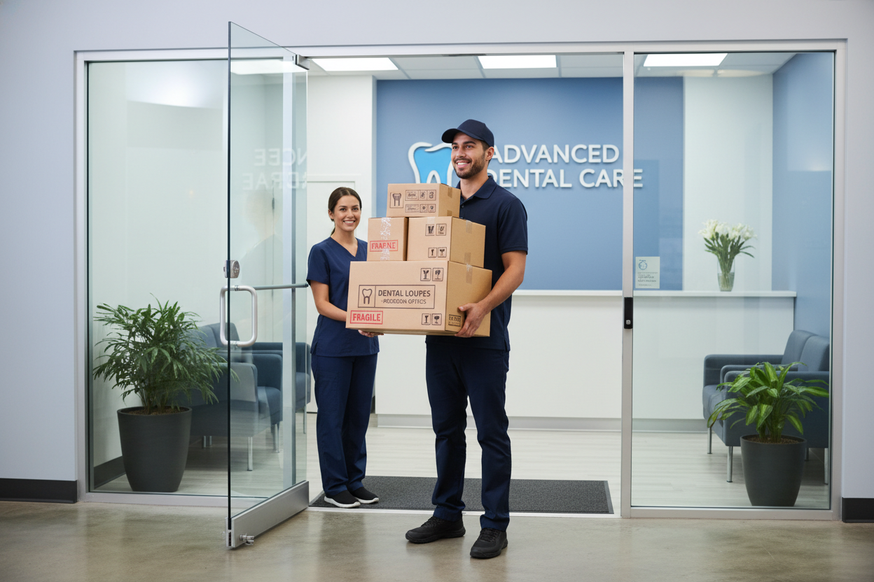 entregas de paquetes de lupas