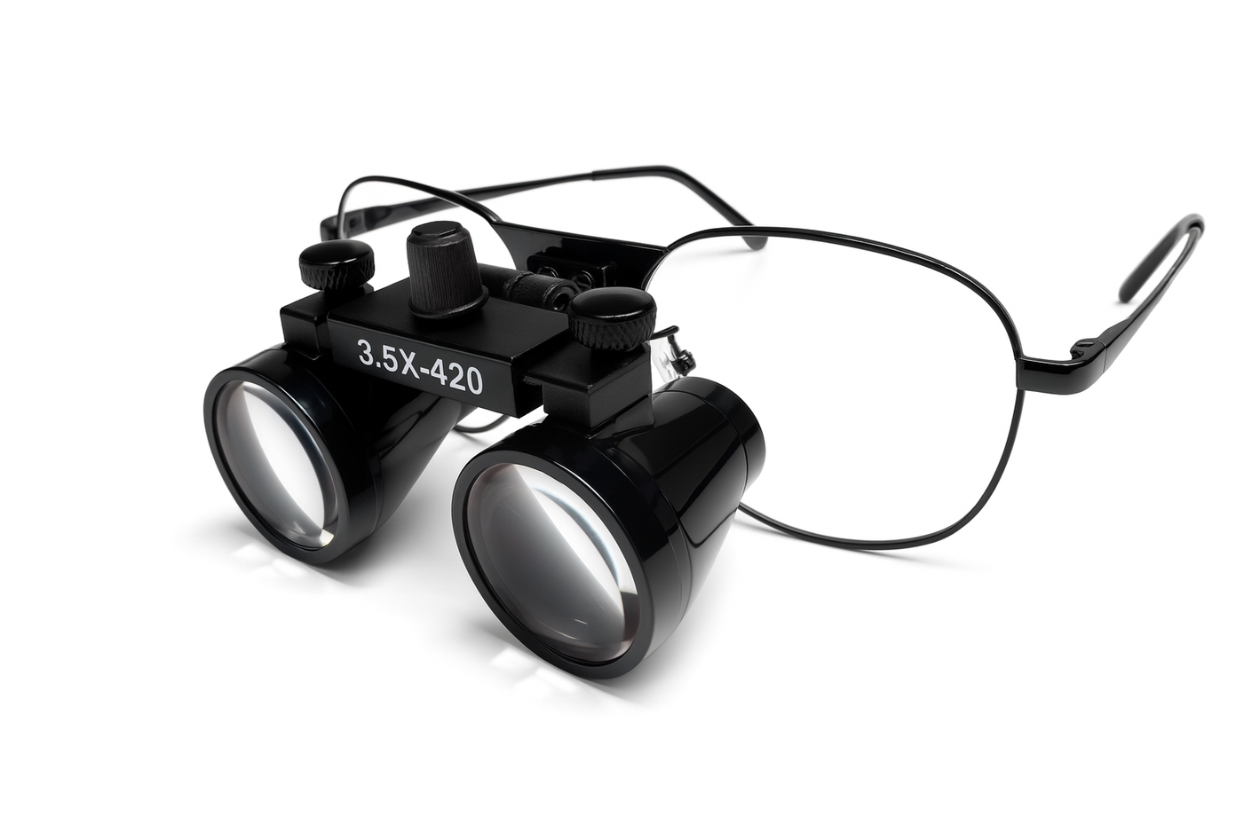 Lupas Dental Metal Flip-up