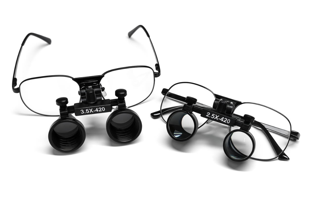 Lupas Dental Metal Flip-up