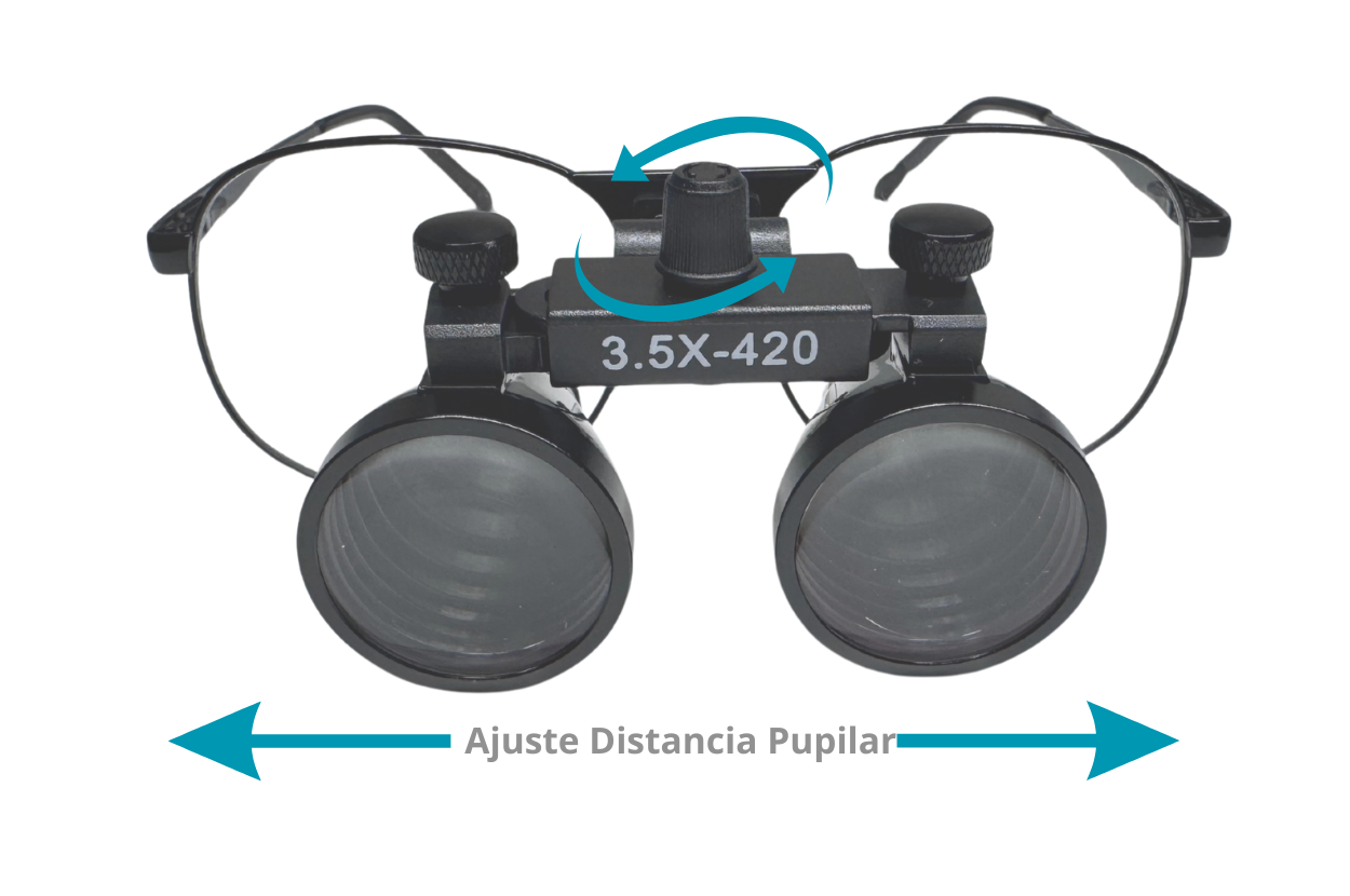 Lupas Dental Metal Flip-up