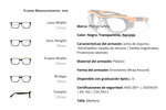 Gafas de Seguridad para Graduadas RX-T9603